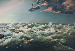 The Admella Wrecked, Cape Banks, 6th August, 1859 by James Shaw